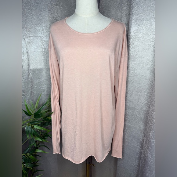 ALO Yoga Tops - Alo Yoga Women’s Long Sleeve Tunic Top in Peach Sz L